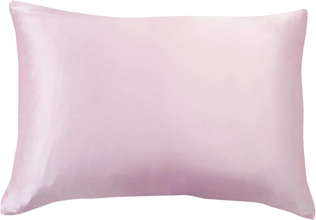 100% Mulberry Silk Hypoallergenic Pillowcase - Pink - Gioia Casa