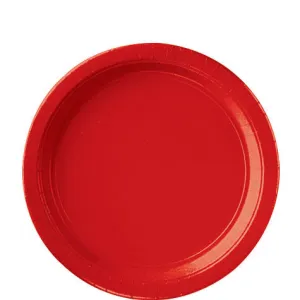 Apple Red 8.5'' Paper Plates | 20ct