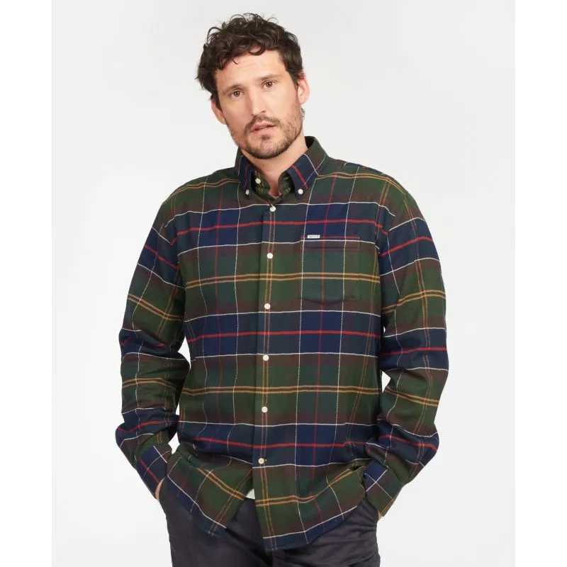 Barbour Hogside Tartan Mens Cotton Regular Fit Shirt - Classic Tartan