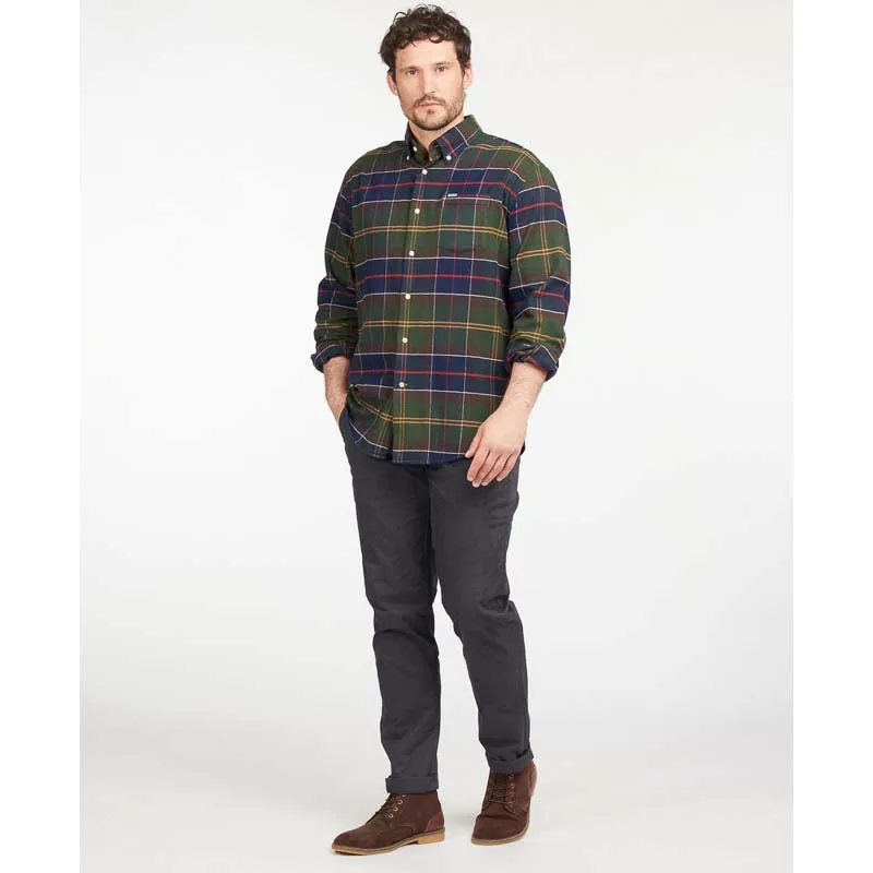 Barbour Hogside Tartan Mens Cotton Regular Fit Shirt - Classic Tartan