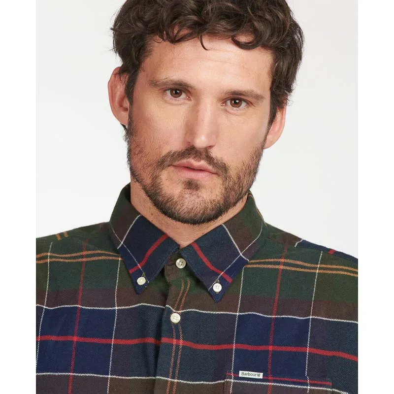 Barbour Hogside Tartan Mens Cotton Regular Fit Shirt - Classic Tartan