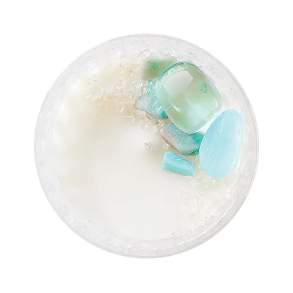 Blue Aura Crystal Candle - Medium