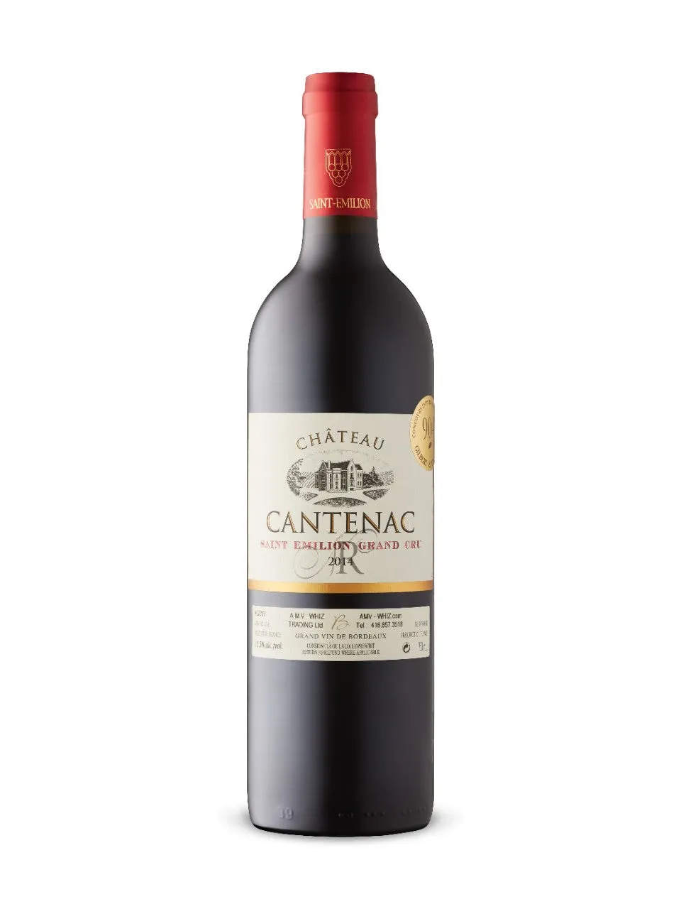 CHATEAU CANTENAC ST. EMILION GC 750ML