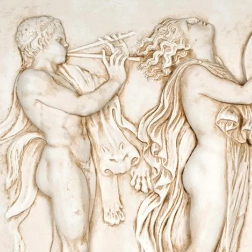 Dance in honour of Dionysus Bas-relief