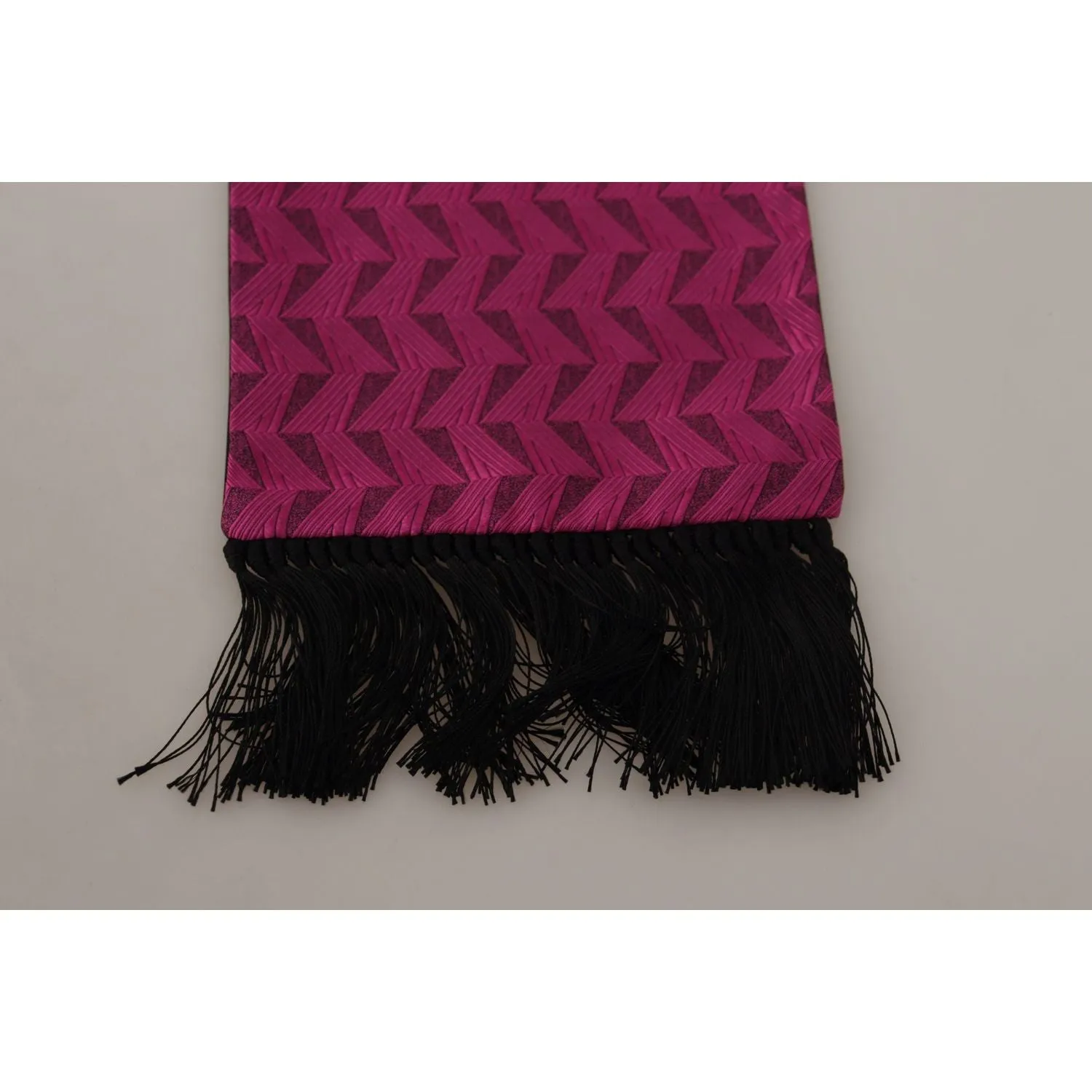 Dolce & Gabbana Elegant Magenta Silk Men's Scarf Wrap