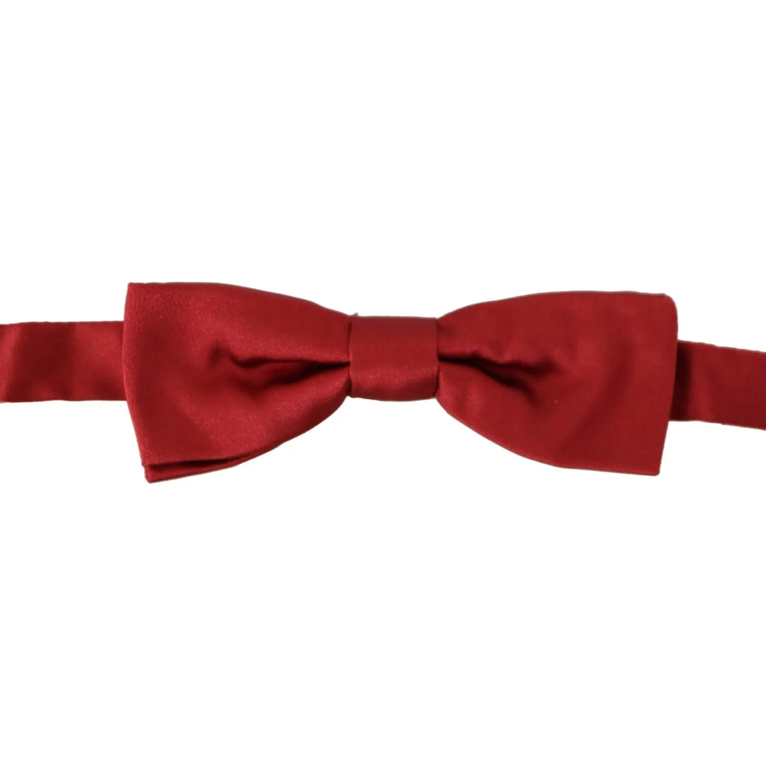 Dolce & Gabbana Elegant Silk Red Bow Tie