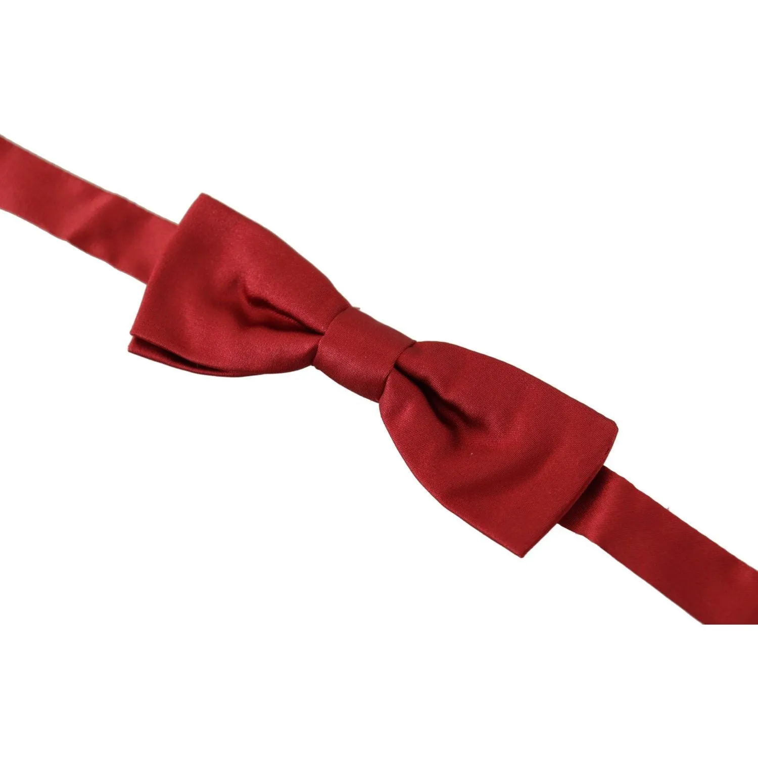 Dolce & Gabbana Elegant Silk Red Bow Tie