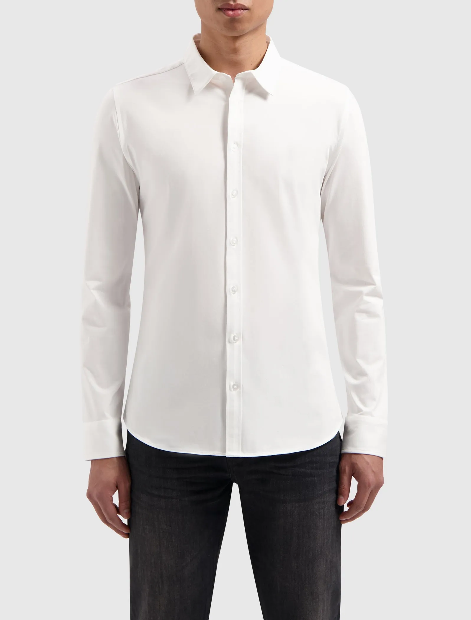 Essential Jersey Shirt | White