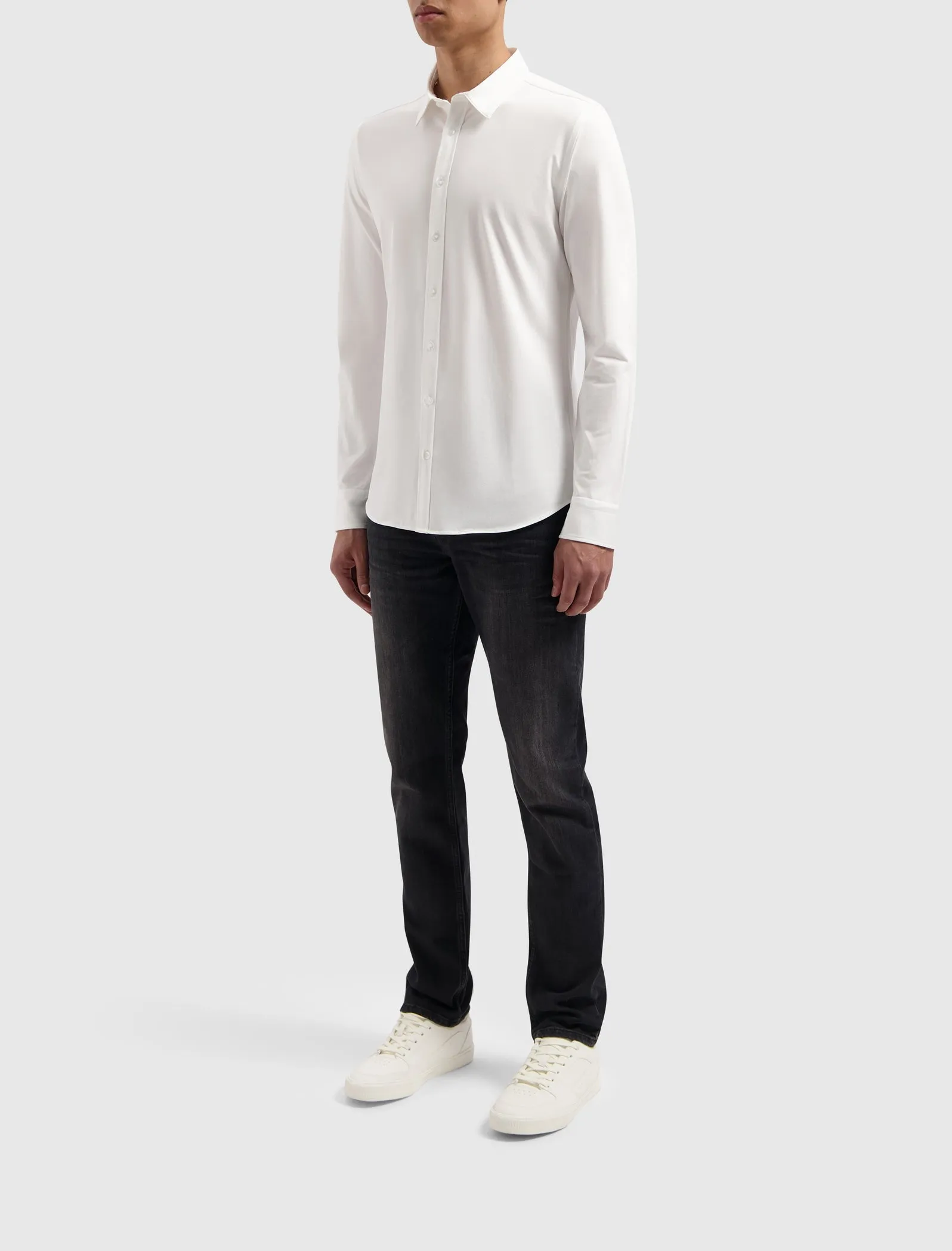 Essential Jersey Shirt | White