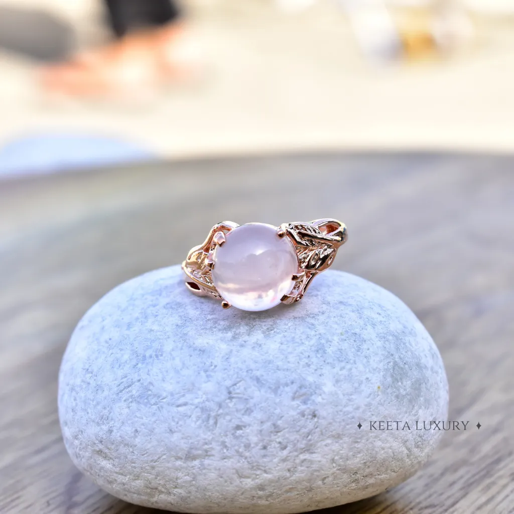 Flourishing Blooms - Rose Quartz Ring