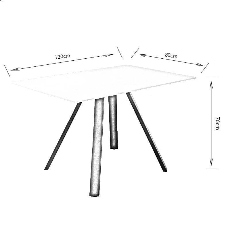 Girona 120cm Dining Table