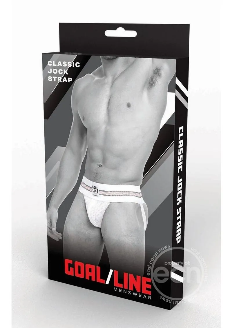 Goal Line Class Jockstrap White