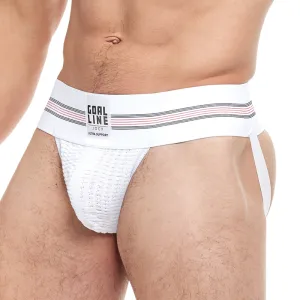 Goal Line Class Jockstrap White