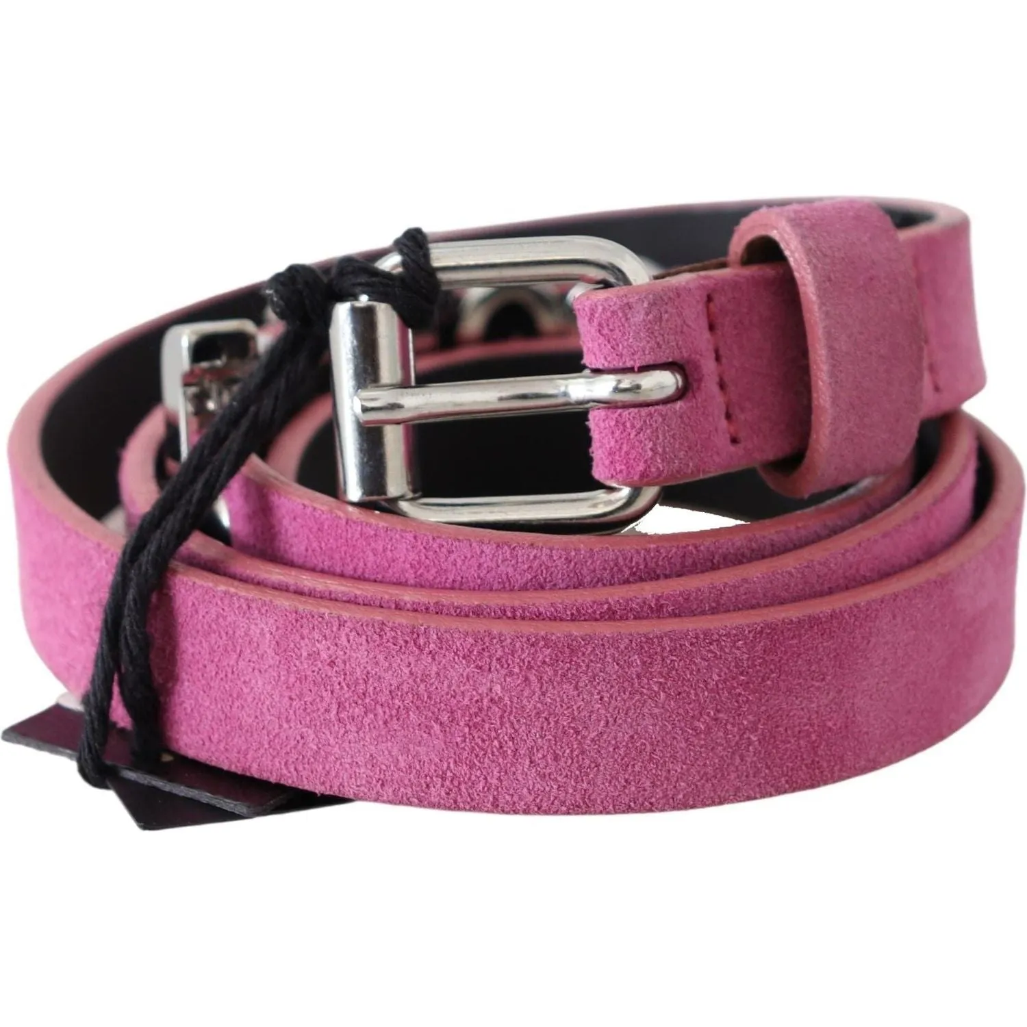 Just Cavalli Fuschia Pink Leather Waist Belt