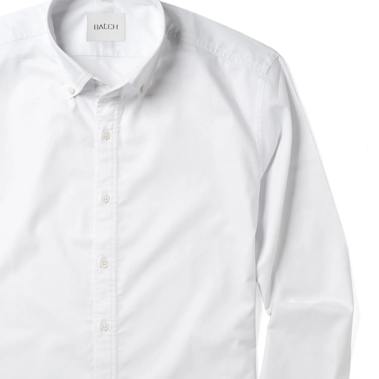 Kimpton Essential Casual Shirt HBC - Classic White Cotton Twill