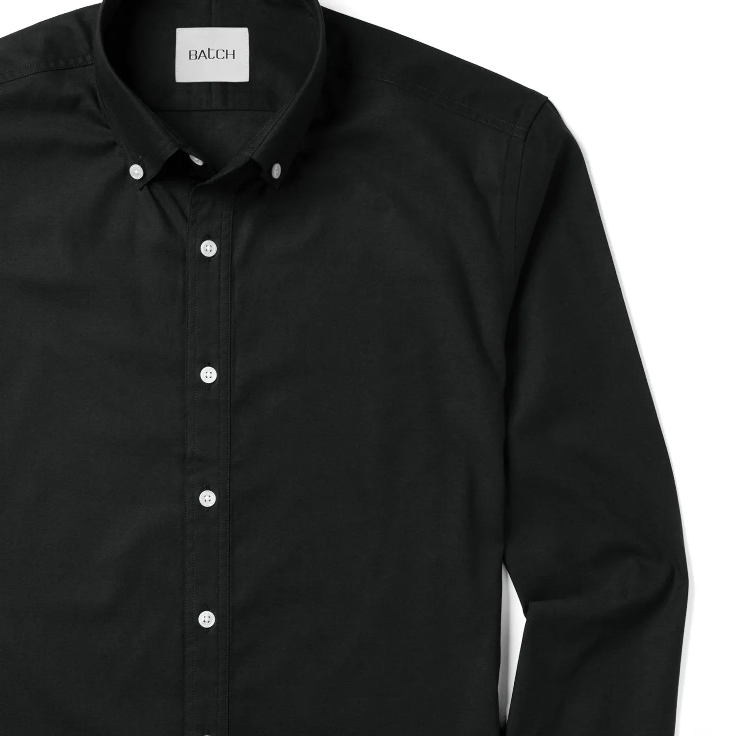 Kimpton Essential Casual Shirt - WB Black Cotton Twill