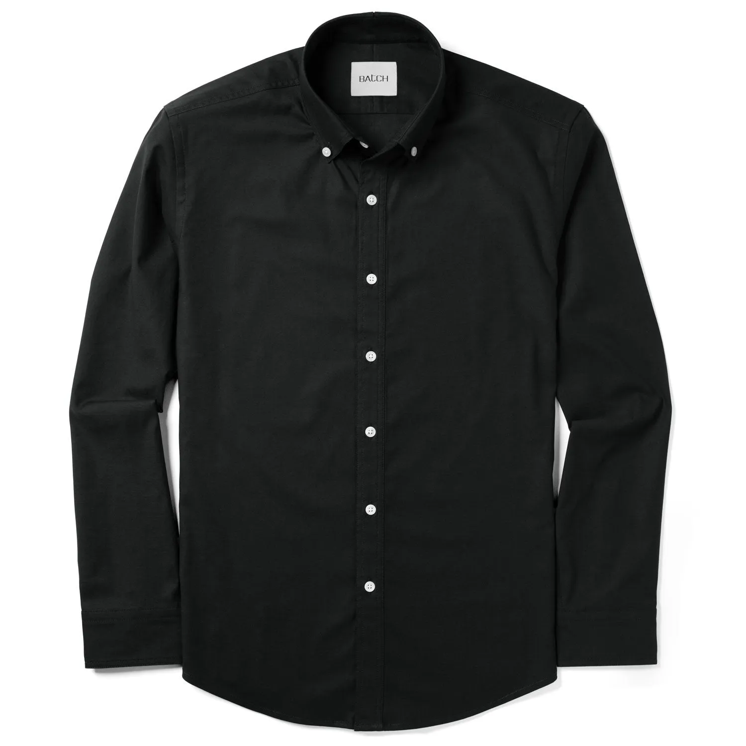 Kimpton Essential Casual Shirt - WB Black Cotton Twill