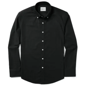 Kimpton Essential Casual Shirt - WB Black Cotton Twill