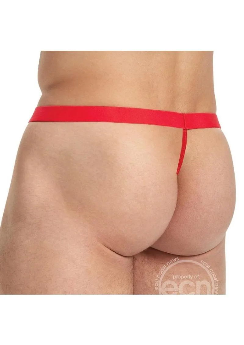 Lace King Lace G-String Red