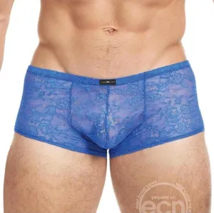 Lace King Lace Trunks Blue