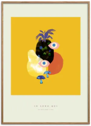 LaFaccia Yellow Original Artist Poster