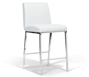 Lamar Counter Stool - White