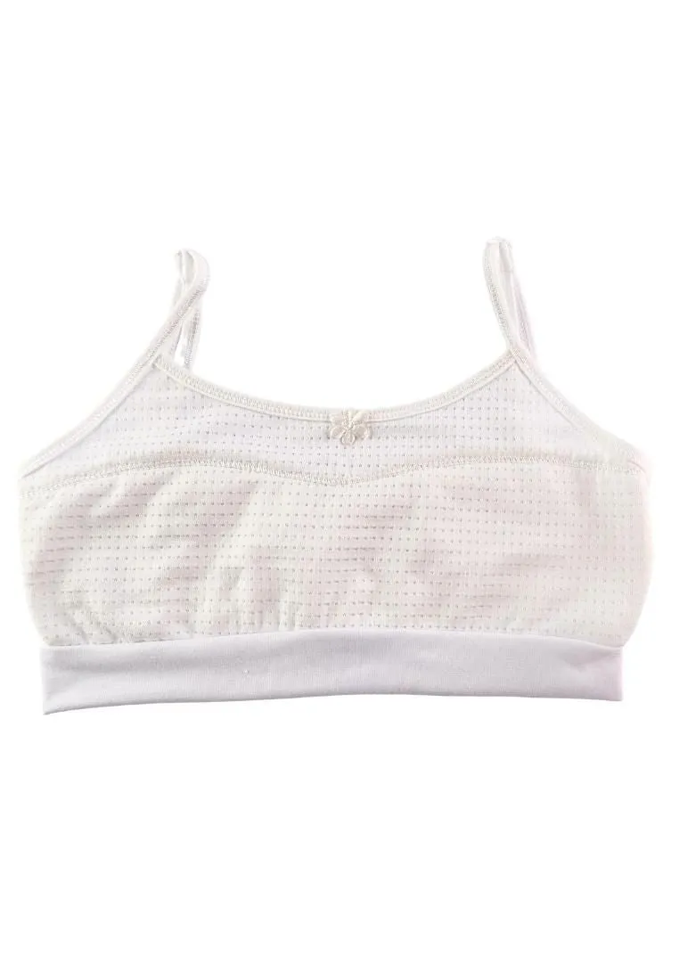 Landmark Half Sando Spaghetti Bra - Aircool 2 in 1 White