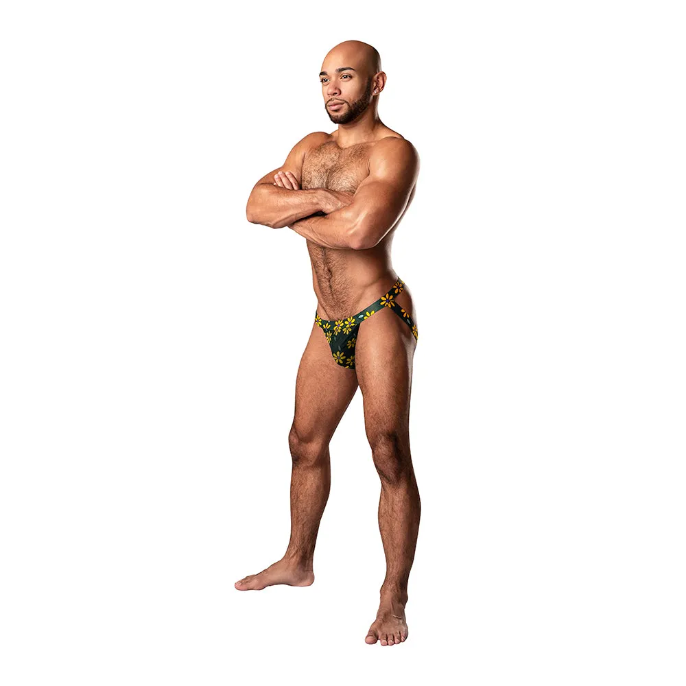 Male Power Petal Power Jock Daisy Print L/XL