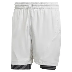 Men's 2N1 Pro Tennis Short Grey One