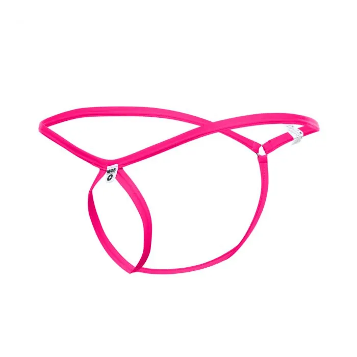 MOB TEAR DROP THONG HOT PINK S/M