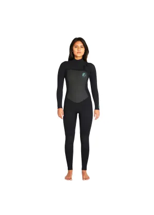 Oneill Womens Focus 4/3mm Chest Zip Steamer