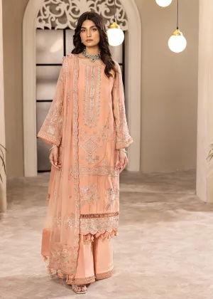 Peach Formal Suit - Alizeh - Dhaagay Formals '23 - V02D03- Aansha