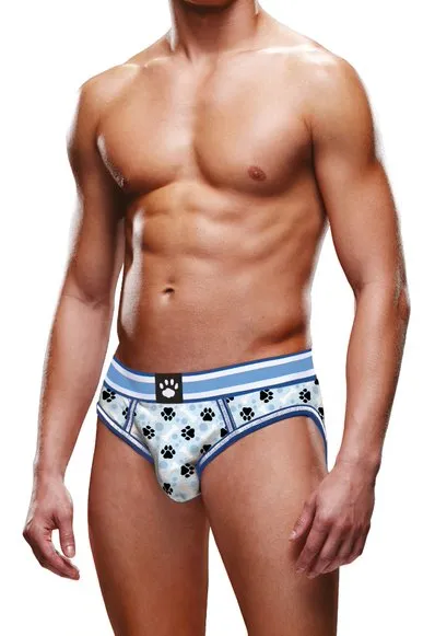 Prowler Blue Paw Open Brief -  Medium (Blue)