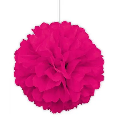 Puff Decor 16" Neon Pink