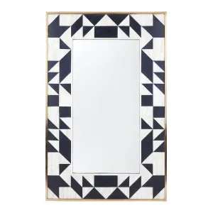 RETURNS STOCK - BRAND NEW - Huxley Bone Inlay Wall Mirror