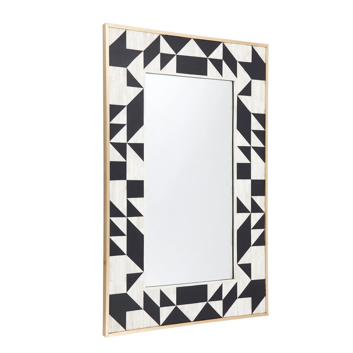 RETURNS STOCK - BRAND NEW - Huxley Bone Inlay Wall Mirror