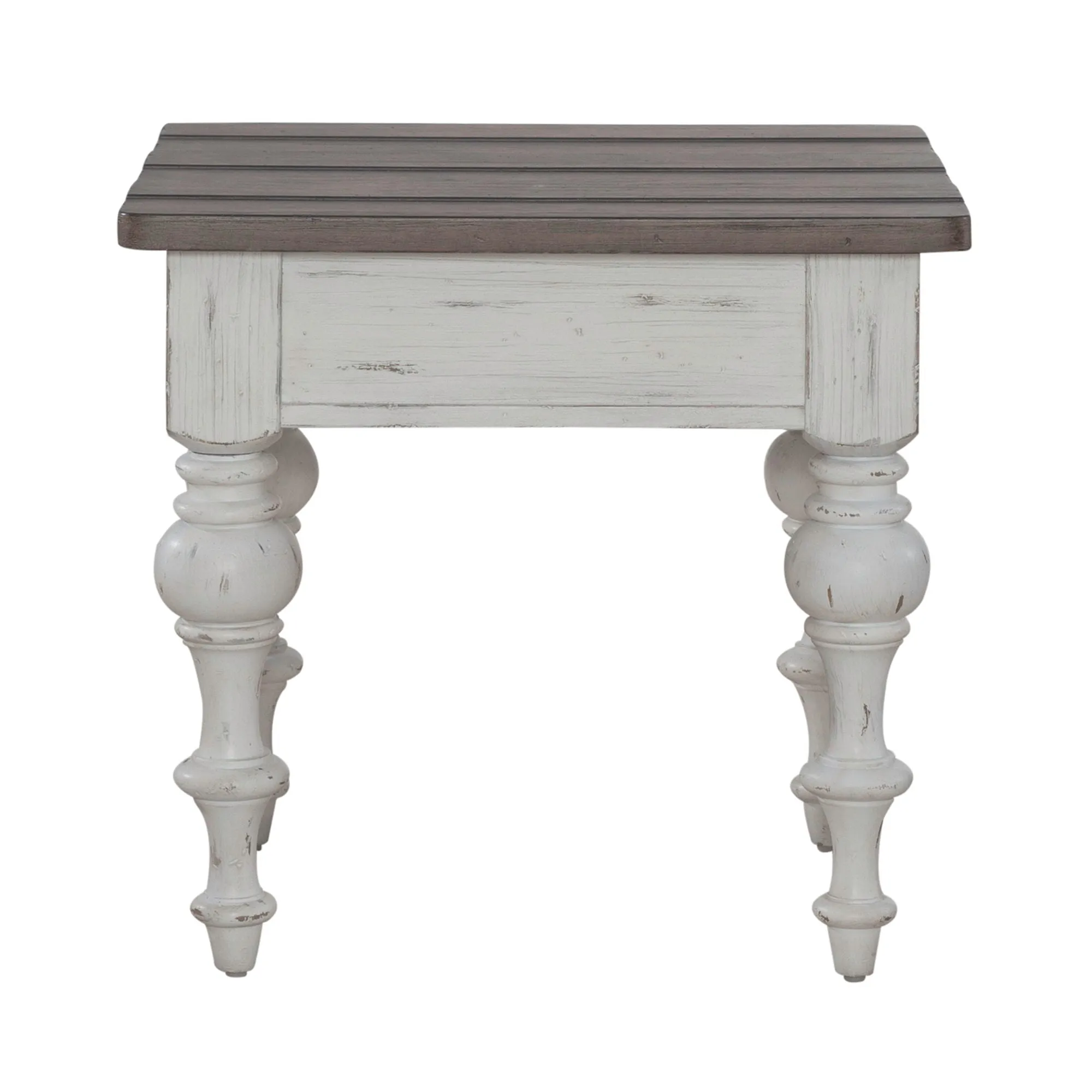 River Place - End Table - White