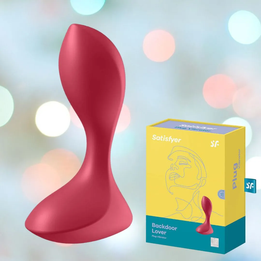 Satisfyer Backdoor Lover Anal Vibrator - Red