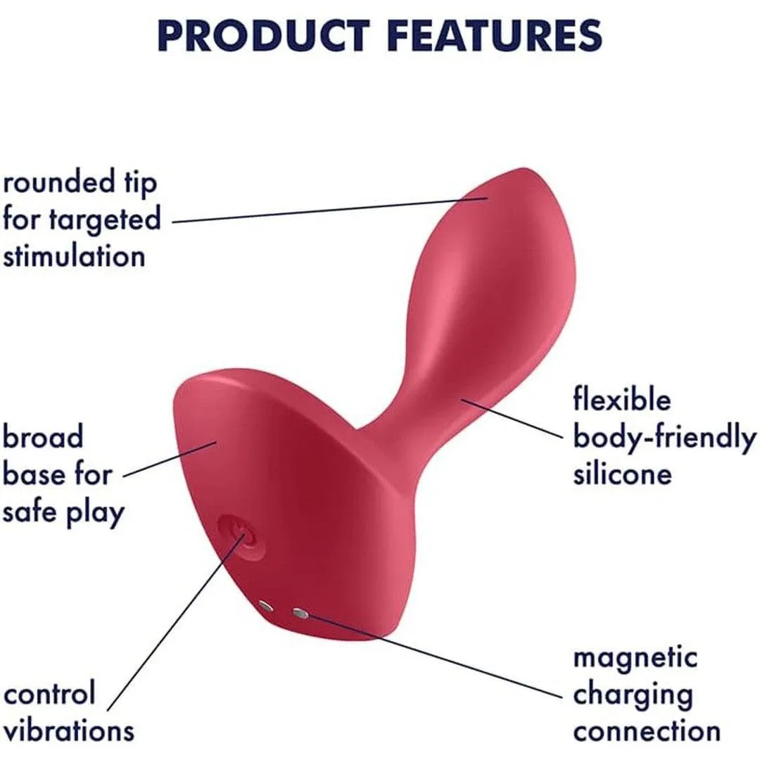 Satisfyer Backdoor Lover Anal Vibrator - Red