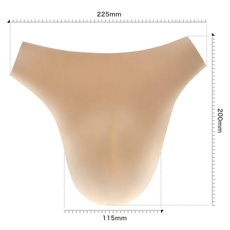 Enhanced Comfort Sissy Panties with Artificial Camel Toe Pad