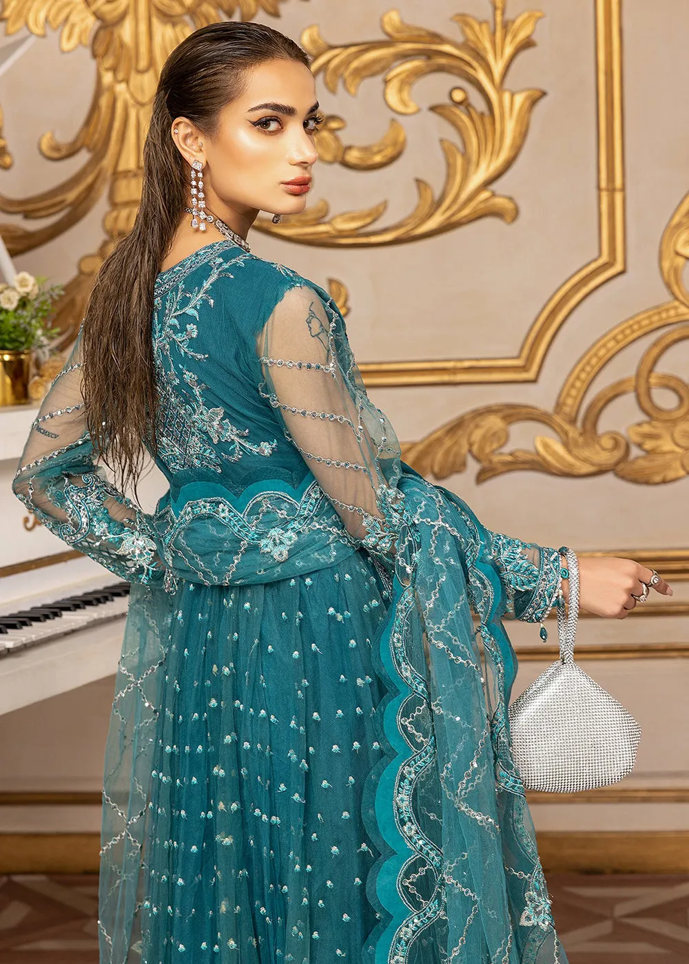 Teal Green Luxury Formal Suit - Adan Libas - Tesoro Formals' 2023 - 5169