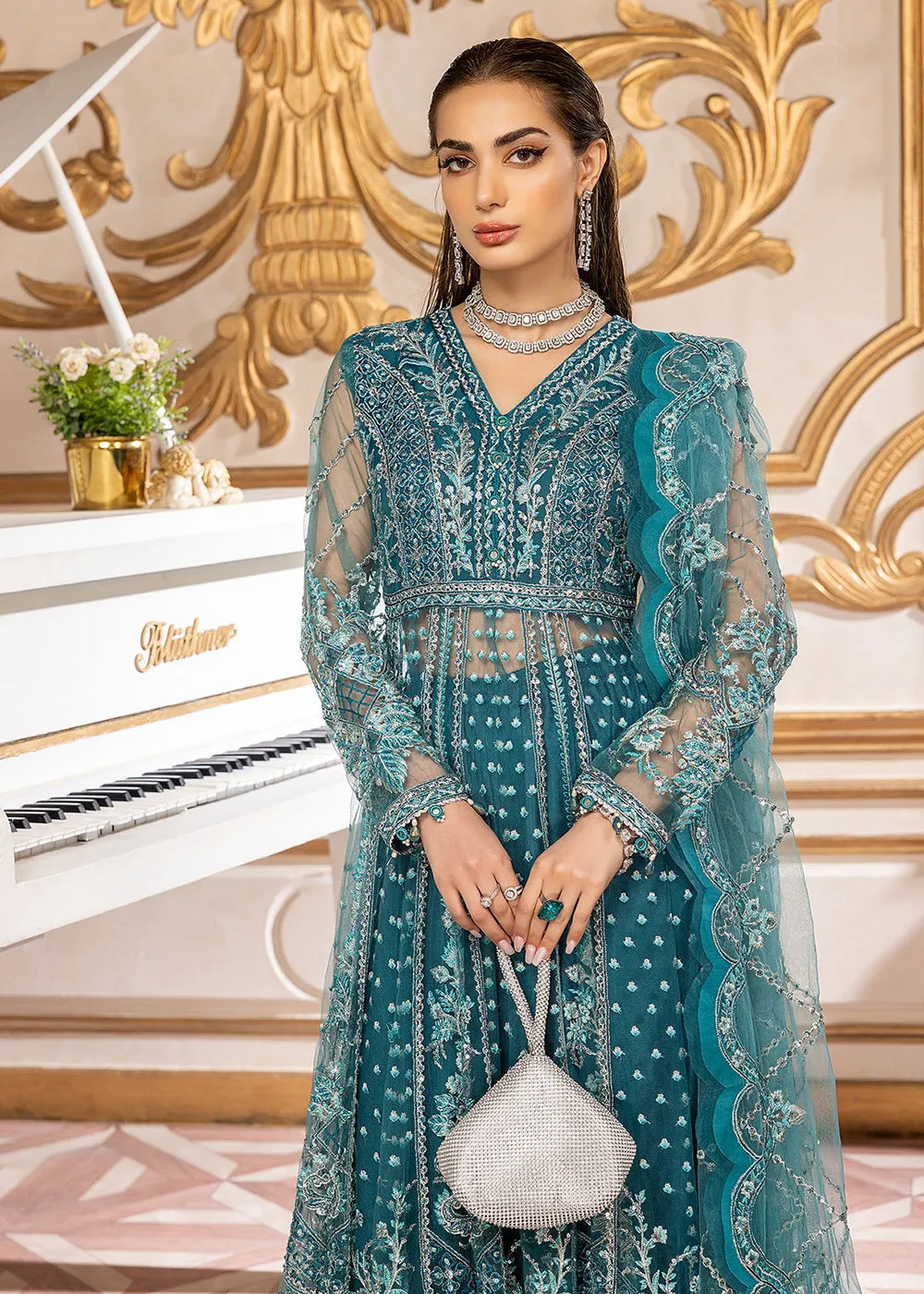 Teal Green Luxury Formal Suit - Adan Libas - Tesoro Formals' 2023 - 5169