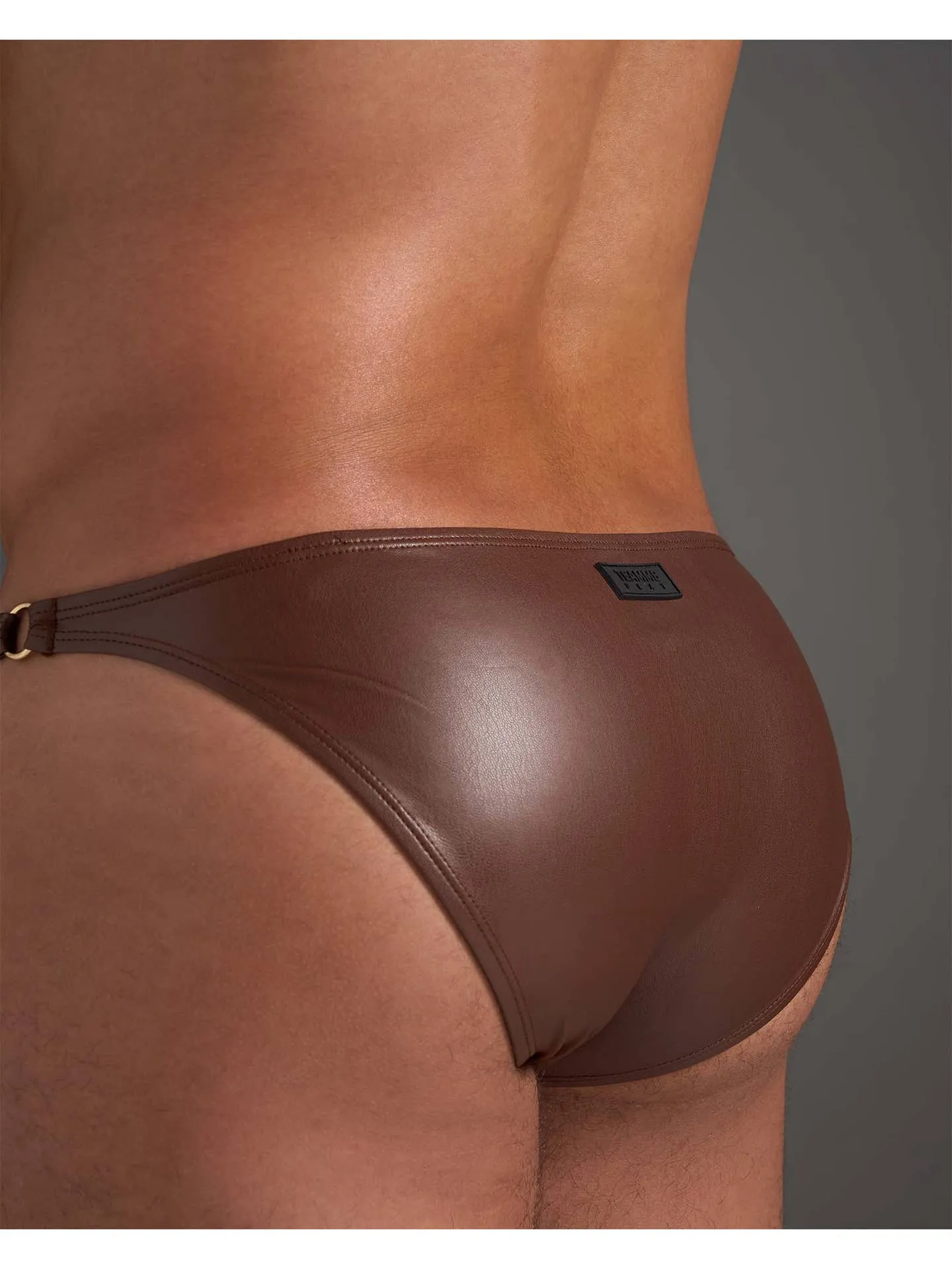 TEAMM8 Flex Brief - Faux Leather Saddle