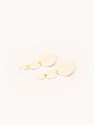 Textured Circular Earrings