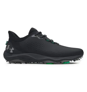 Under Armour Drive Pro Wide Golf Shoes - Black / Metallic Gun Metal