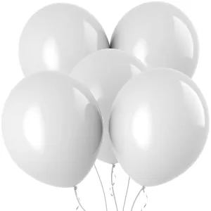 White Jumbo Balloons - 30 Extra Large 18 Inch White Balloons For Photo Shoot