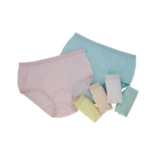 WU02 - SO-EN Box of 12 - Semi-Full Panty Underwear with Embroidery